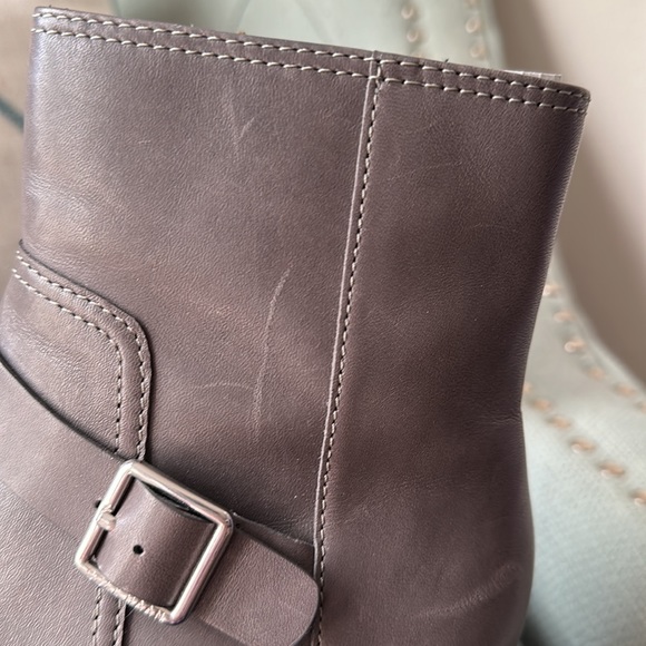 Cole Haan Weatherproof Stormcloud Grey Huntley Booties - Picture 7 of 14